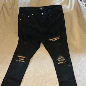 AMIRI Black Skinny Distressed Jeans
